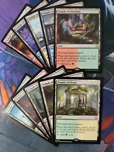 Temple / Scry Dual Land Set of 10 - Scryland | Foundations | NM | MTG - Picture 1 of 1