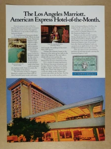 1974 American Express Los Angeles Marriott Hotel photo vintage print Ad - Picture 1 of 1
