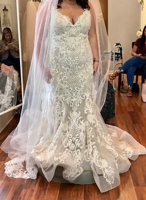 Allure 新娘礼服(风格 430W,18 码,全新,永不磨损或改变) — 第 1/4 张图片