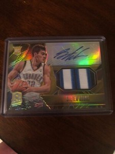 13 14 STEVEN ADAMS PANINI SPECTRA GOLD PRIZM AUTO 3CLR PRIME PATCH RC /10 RPA