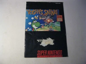 Yoshi's Safari Super Nintendo SNES solo manuale di istruzioni  - Foto 1 di 2
