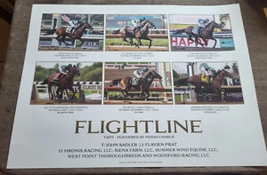 FLIGHTLINE SANTA ANITA PARK PRINT - Horse of the Year - Breeders Cup Classic 3 - Picture 1 of 1