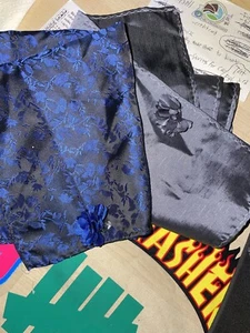 Pocket Square And Flower Pins - Picture 1 of 1