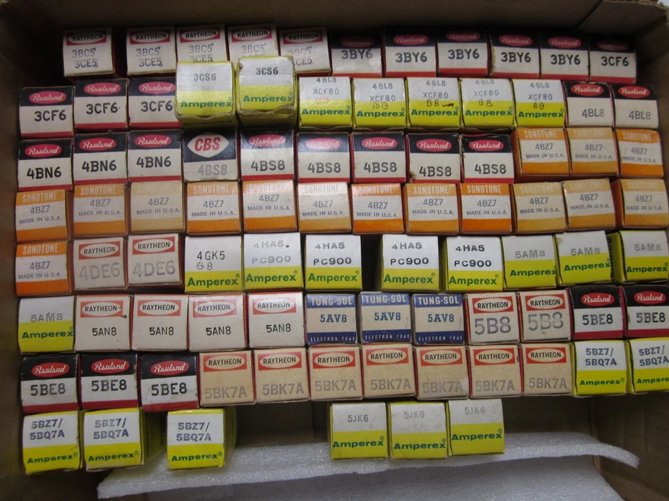 Juego de CUATRO TUBOS NUEVOS AMPEREX Marca 4HA5 Foto 1 de 1