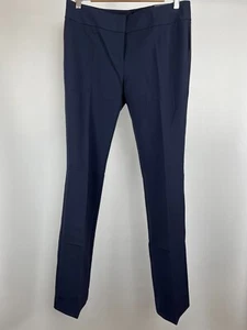 Ann Taylor Flare Leg Dress Pants Modern Fit Women's Sz 8 Blue Nylon Spandex - Picture 1 of 12