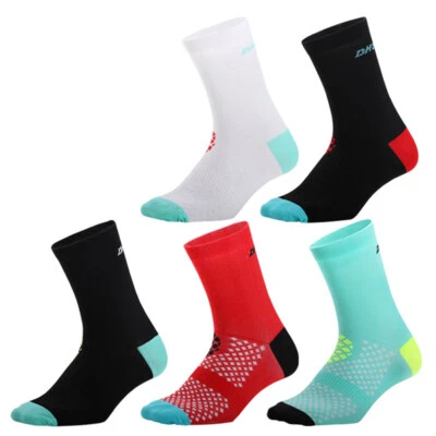 Road Cycling Socks Mens Womens Riding Bicycle Bike Sports Ankle Socks XC BMX MTB - Image 1 of 4