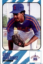 1991 Columbia Mets Play II #28 Jose Martinez Dominican Republic DR Baseball Card