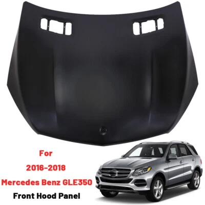 For Mercedes-Benz GLE350/GLE550e Hood 2016-2018 Steel Primed Coupe/SUV Foto 1 de 4