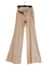 $398 Veronica Beard women's high waist wide leg linen pants us size 6 USA - Picture 1 of 10