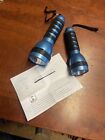 2x New Early 10 LED And 9 LED Flashlight Set Works With AA &amp; AAA Batteries
