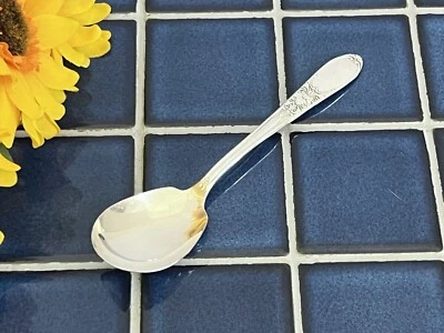 Ложка сахарная International Wm Rogers посеребренная бордовое шампанское 1934 - Изображение 1 из 4