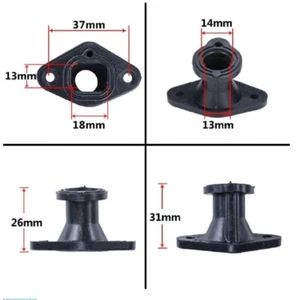 COLLETTORE CARBURATORE MANICOTTO ASPIRAZIONE MOTOSEGA CINESE IN GOMMA ZENOAH 25 - Foto 1 di 4