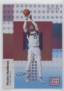 2017-18 Panini Status Blue /199 Wesley Matthews #32