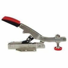 Silver Bessey STC-IHA15 Horizontal In-Line Face Mount Nickel Plated Auto-Adjust Toggle Clamp Vertical Flange