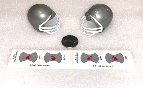 Lot of 2 Washington State Cougars Vintag 1990s Mini Football Gumball Helmets New Cover