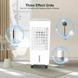 3-IN-1 Portable Air Conditioners w/Remote 1.45-Gal Tank For Room Bedroom Office - Picture 1 of 9