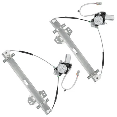 Pair Front Power Window Regulator For 2003 2004-2009 2010 Honda Element w/Motor  Foto 1 de 4