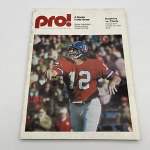 October 20, 1974 Dolphins vs Chiefs Pro! Football Program - Orange Bowl - Picture 1 of 9