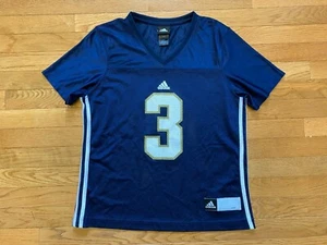 Adidas Notre Dame Fighting Irish #3 College Football Jersey Womens Sz L - Picture 1 of 3