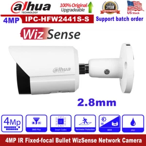 DAHUA Original 4MP IPC-HFW2441S-S WizSense Bullet Built in MIC IP Camera Outdoor - Picture 1 of 14