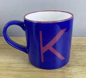 Opalhouse Stoneware Mug Monogram Initial Letter K in Mauve - Picture 1 of 4