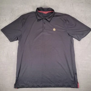 Camisa Polo Anheuser-Busch Rendimiento Golf Atlética Negra Bordada Grande Para Hombre - Imagen 1 de 13