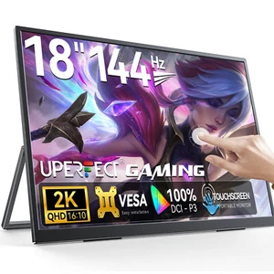18 Zoll 2K 144Hz Tragbarer Monitore-Touchscreen 2560*1600 QHD Laptop-Bildschirm - Bild 1 von 10