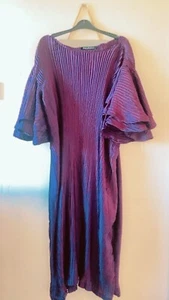 Pleated purple dress - Picture 1 of 2