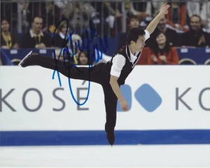 FOTO FIRMADA PATRICK CHAN PATINAJE ARTÍSTICO 8X10 5 - Imagen 1 de 3