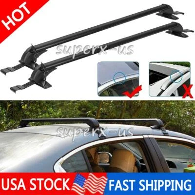 For Acura RSX 2002-06 43.3" Car Top Roof Rack Cross Bar Luggage Carrier Alu SU - Imagem 1 de 4