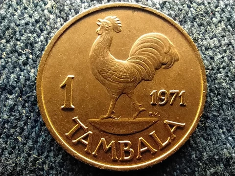 Malawi 1 Tambala Coin 1971 Cover