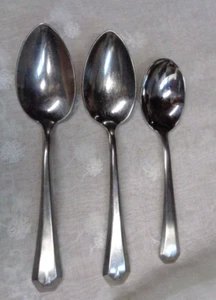 (a) Set/3 Stck. ROYAL STAINLESS / ALLEGHENY METAL Silberbesteck STREAMLINE ~ LÖFFEL - Bild 1 von 6