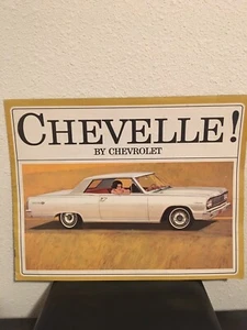 1963 Chevrolet Chevelle Showroom Advertising Sales Brochure RARE!! - Picture 1 of 10