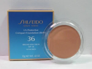 Base compacta protectora UV Shiseido FPS 36 medio ocre 0,42 oz - Imagen 1 de 2