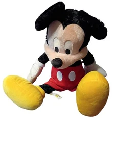 Disney Mickey Mouse Textured Plush Soft Stuffed Animal 17 inch - Picture 1 of 4