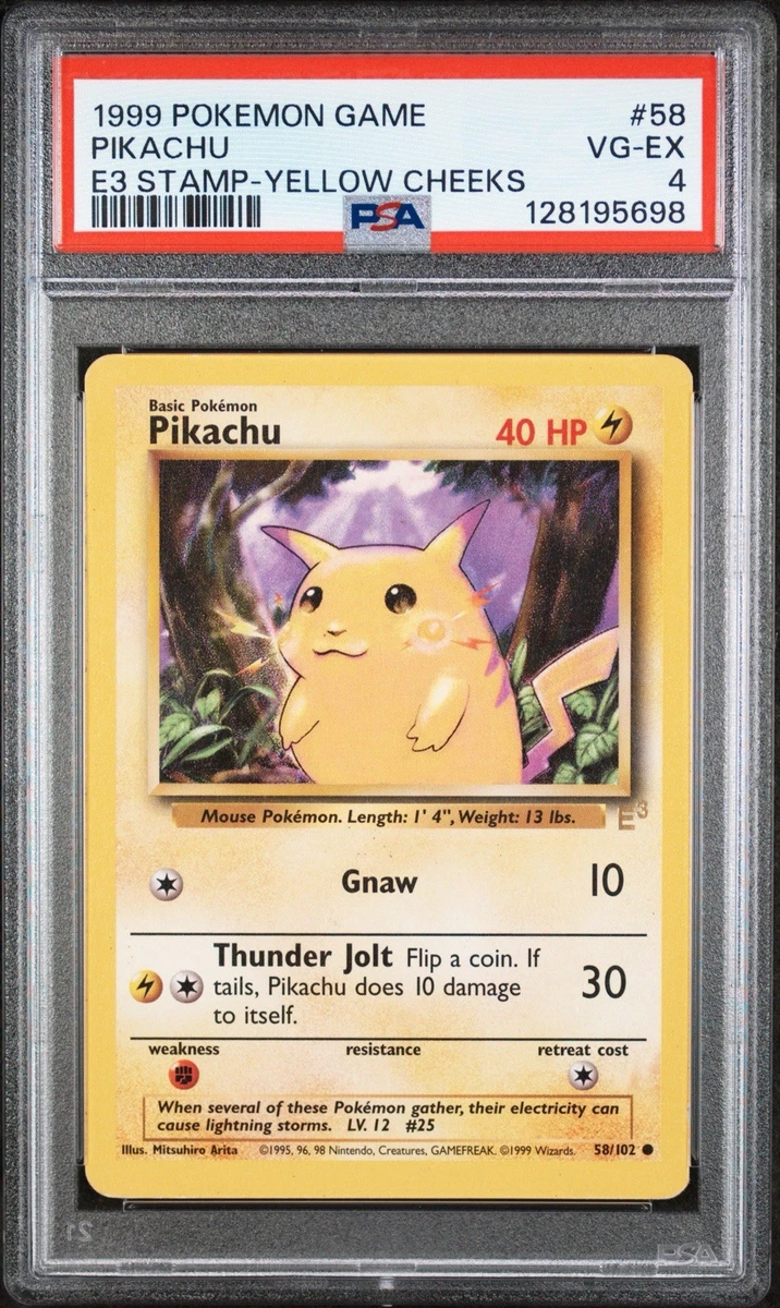 Pokémon TCG PSA Grade 4 Individual Collectible Card Game Cards for
