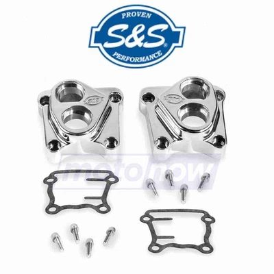 S&S Cycle Billet Tappet Covers for 2004-2007 Harley Davidson FLHRS Road King bg Foto 1 de 4