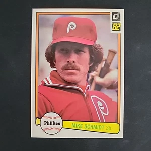 1982 Donruss Philadelphia Phillies Baseball Card #294 Mike Schmidt  - Picture 1 of 2