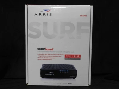 ARRIS SURFboard DOCSIS 3.0 Cable Modem for XFINITY Comcast (SBV2402) (EB2) - Image 1 of 4