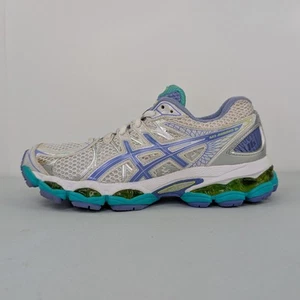 Zapatillas Asics Gel Nimbus 16 para correr para mujer talla 7 blancas coloridas T485N - Imagen 1 de 17