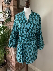 Zara Tunic Blouse kaftan top Pattern Summer Ladies Size M Ladies 12-14 - Picture 1 of 11