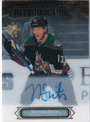 2022-23 Ultimate Collection Ultimate Introductions Autos #UI47 Nathan Smith RC - Image 1 of 2