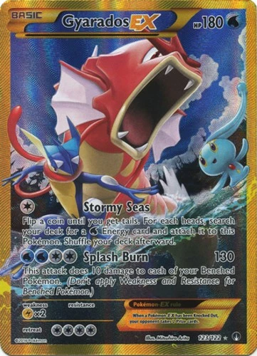 NM-Mint Gyarados-EX - 123/122 - Secret Rare Pokemon BREAKpoint - Image 1 of 1