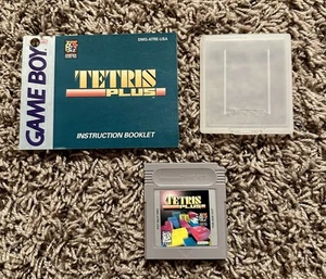 Tetris Plus Nintendo Game Boy, 1997 Authentic Cartridge With Manual Case Tested - Picture 1 of 1