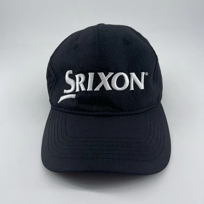 Srixon Hat Adjustable Strap Black Nylon Golf Outdoor Lightweight - Image 1 of 4