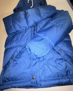 Mens Small Blue Old Navy Hooded Puffer Coat New With Tags Winter - Picture 1 of 17