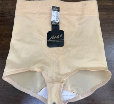 NUEVO Rago Shapewear Minded Cintura Alta Contorno Modelador Beige Calzoncillo Talla 2X/34 Foto 1 de 2