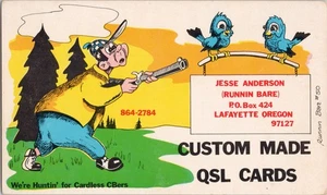 Vintage CB Funk QSL Postkarte Lafayette Oregon USA - Bild 1 von 2