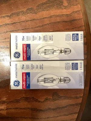GE 70-watt EQ ED Warm White Medium Base (E-26) Medal Halide Specialty Light Bulb - Image 1 of 3
