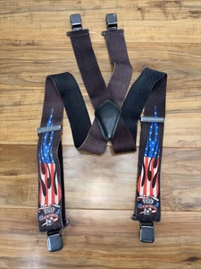 Vintage Harley Davidson Suspenders - Picture 1 of 6